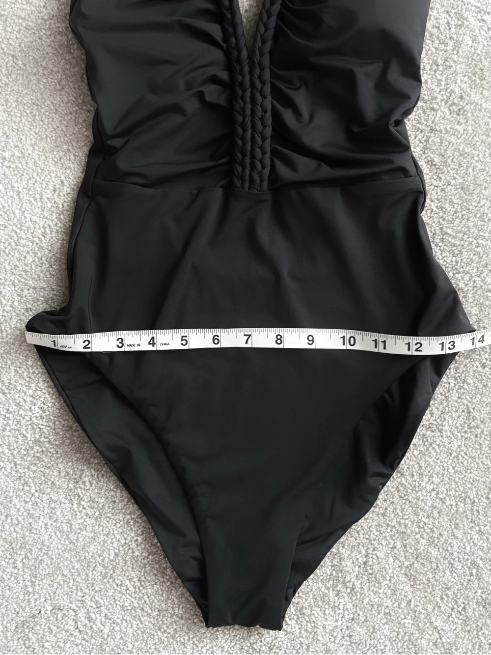 SOLUNA Swim Lake Side Braided Maillot One Piece Swimsuit! Retail $160.
